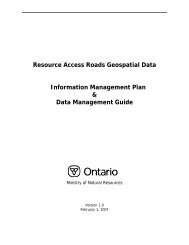 Resource Access Roads - Ministry of Natural Resources - Ontario.ca