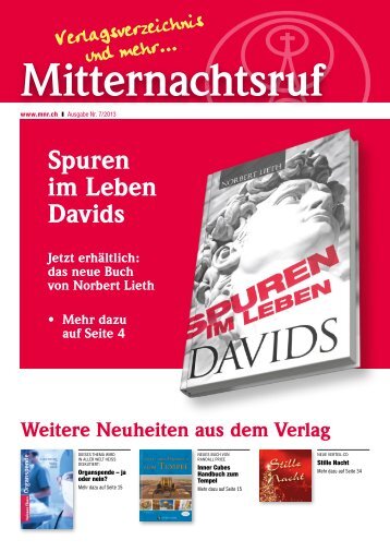 Der neue Verlagskatalog - Missionswerk Mitternachtsruf