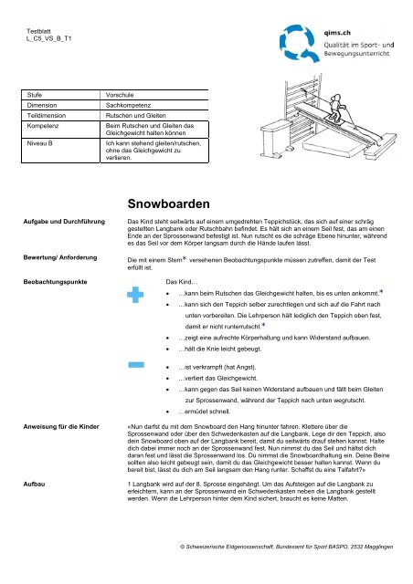 Snowboarden - mobilesport.ch