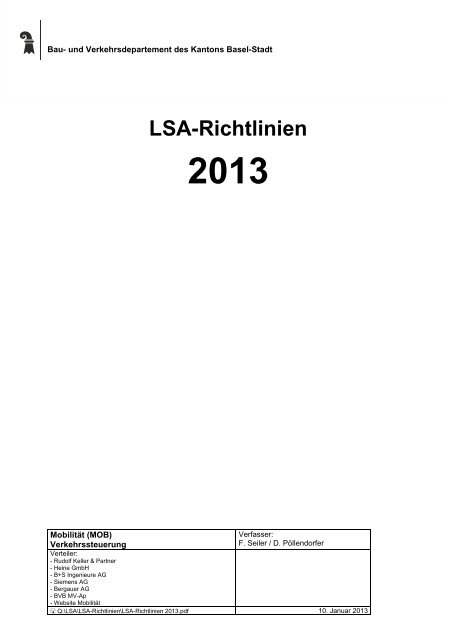 LSA-Richtlinien - Bau- und Verkehrsdepartement | Mobilität - Kanton ...