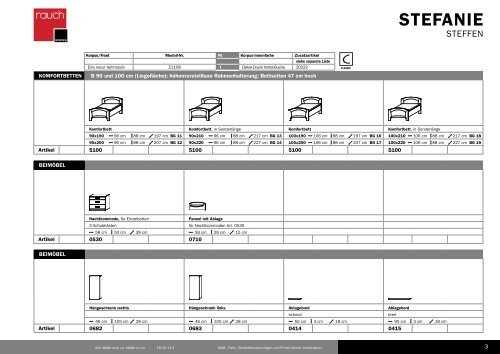 TYPENLISTE 1/2013