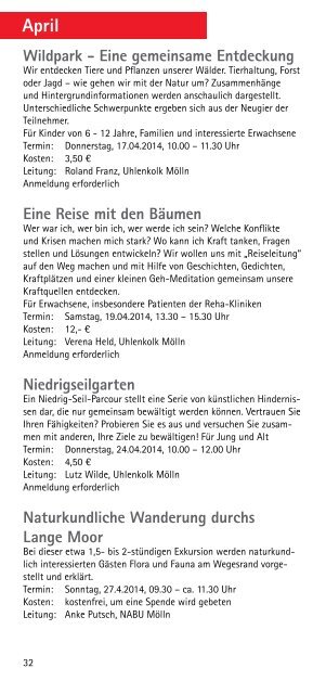 Programmheft 2014 1. Halbjahr - MÃ¶lln