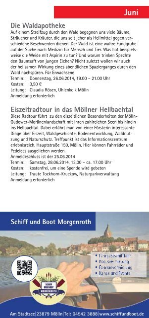 Programmheft 2014 1. Halbjahr - MÃ¶lln