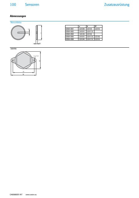 Sensoren - Produkte, Grundlagen und Anwendungen - Moeller