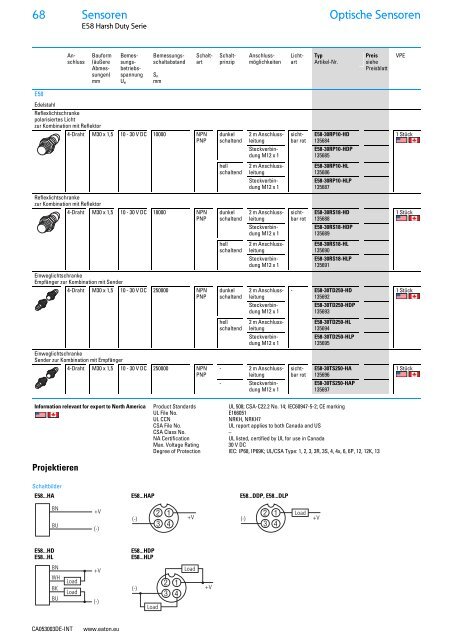 Sensoren - Produkte, Grundlagen und Anwendungen - Moeller