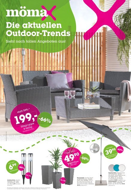 Die aktuellen Outdoor-Trends - Mömax