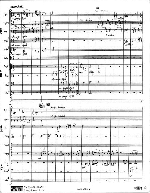 Rosner - Canzona sopra un tema di Monteverdi, op. 38