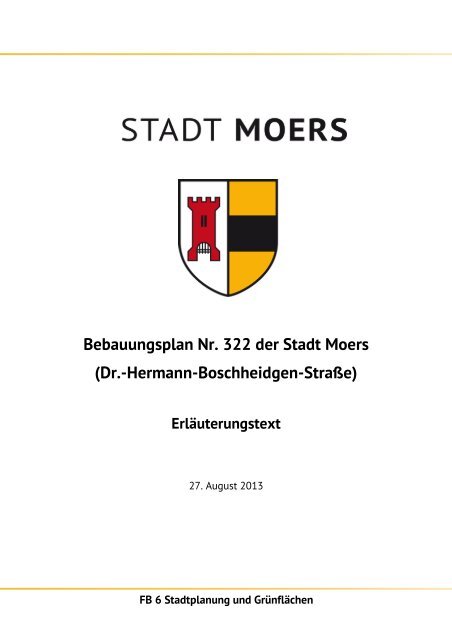 Dr.-Hermann-Boschheidgen-Straße - Stadt Moers