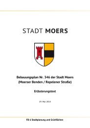 Moerser Benden/Repelener StraÃŸe - Stadt Moers