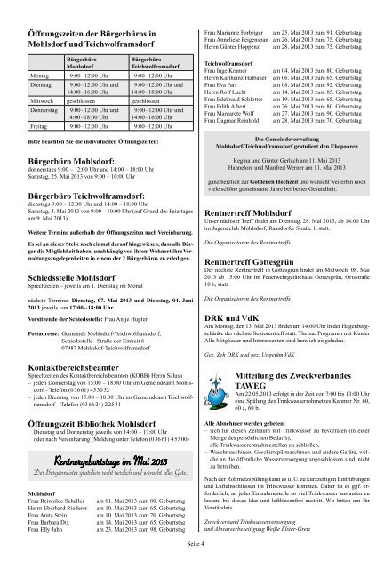 Breitbandversorgung Gemeinde Mohlsdorf-Teichwolframsdorf