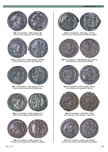 Ungewöhnliche und irreguläre Römermünzen - Money Trend