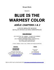 blue is the warmest color adèle: chapters 1 & 2 - Mongrel Media