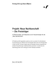 Projekt: Neue Nachbarschaft â€“ Die PreistrÃ¤ger - Montag Stiftungen