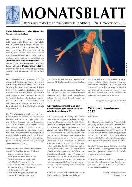 Ausgabe Nr. 11 / 11.11.2013 - Montagsblatt