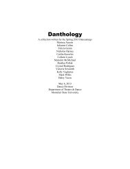 Danthology - Montclair State University