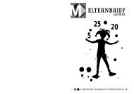 Elternbrief des Kinderhauses Fürstenfeldbruck - Ausgabe Juli 2013