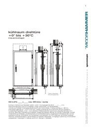 kühlraum drehtüre +0° bis +30°C