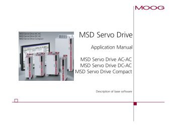 MSD Servo Drive Application Manual, English, 174 pages, 8 MB ...