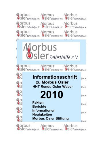 Informationsschrift - Morbus Osler Selbsthilfe e.V.