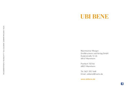UBI BENE - Morgenweb