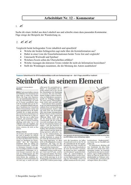 Lehrerordner - Morgenweb