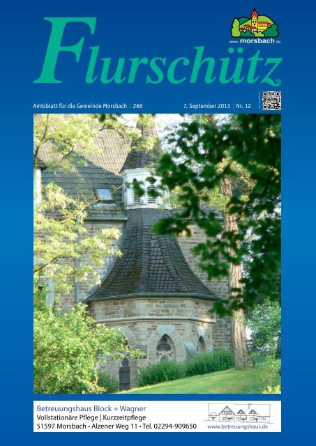 Ausgabe 266 vom 07.09.2013 - Gemeinde Morsbach