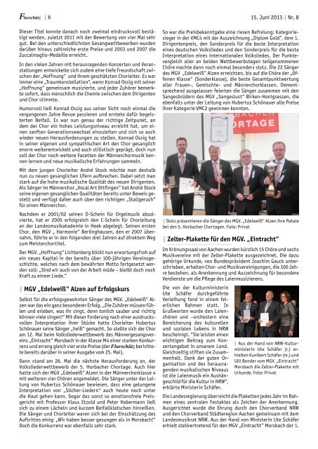 Ausgabe 262 vom 15.06.2013 - Gemeinde Morsbach