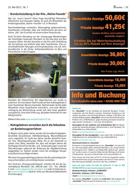 Ausgabe 261 vom 25.05.2013 - Gemeinde Morsbach
