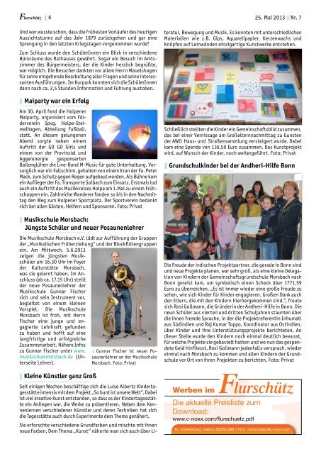 Ausgabe 261 vom 25.05.2013 - Gemeinde Morsbach