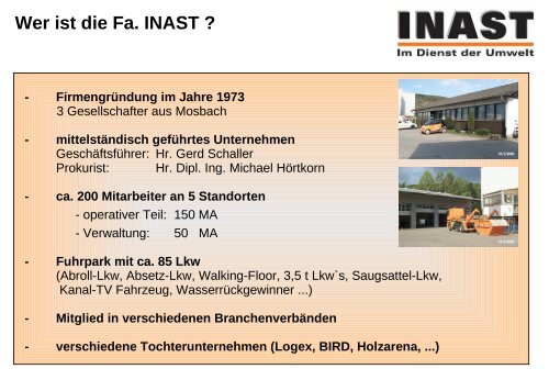 Wer ist die INAST - Mosbach