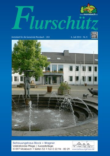 Ausgabe 263 vom 06.07.2013 - Gemeinde Morsbach