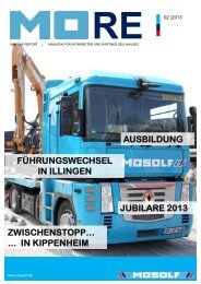 MORE Broschüre 02/2013 Deutsch (PDF, ca. 3,5 MB) - Mosolf