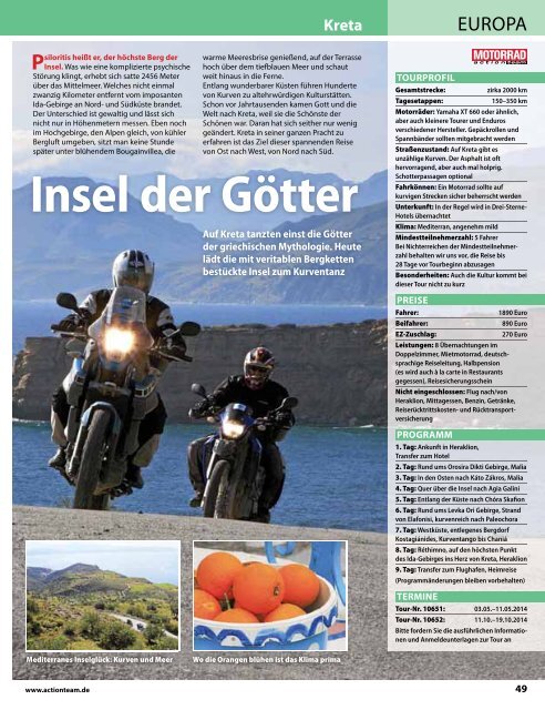 PROGRAMM - Motorrad online