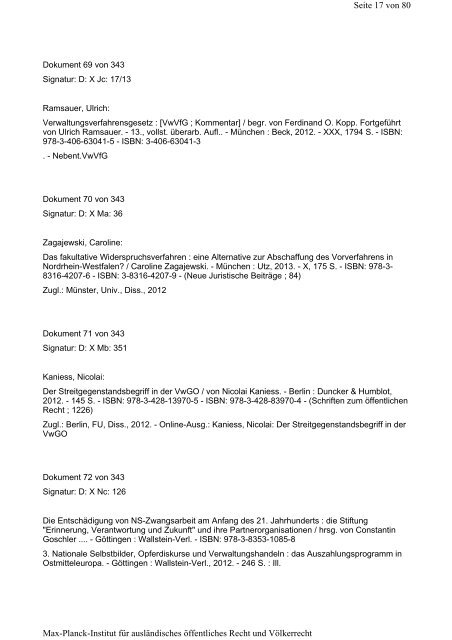 März 2013 - Max-Planck-Institut für ausländisches öffentliches Recht ...