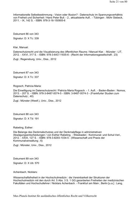 März 2013 - Max-Planck-Institut für ausländisches öffentliches Recht ...