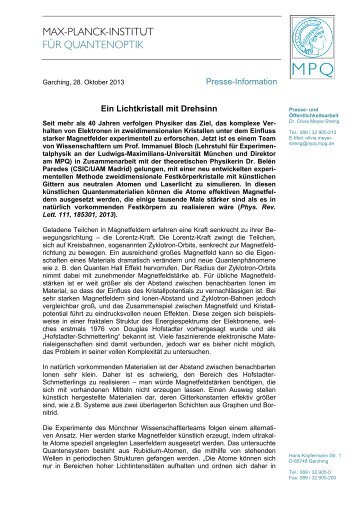 PDF-Datei - Max-Planck-Institut für Quantenoptik
