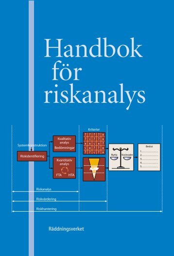 Handbok för riskanalys - Myndigheten för samhällsskydd och ...