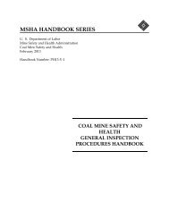 MSHA HANDBOOK SERIES - PH13-V-1 - Mine Safety and Health ...