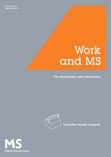 Work and MS - Multiple Sclerosis Society