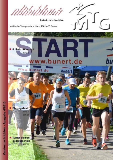 V ereinsnachrichten - Ausgabe 4/2013 - MTG Horst