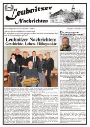 Leubnitzer Nachrichten - Mühlenviertel-Vogtland