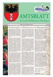 Amtsblatt 6/2013 (Dezember) (*.pdf 1539 KB) - Mühlhausen