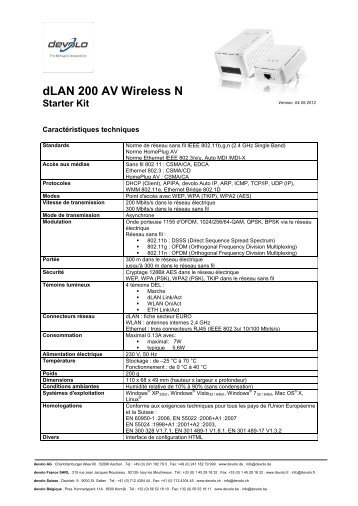 dLAN 200 AV Wireless N Starter Kit - Devolo