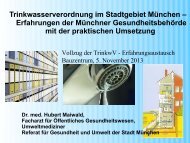 Trinkwasserverordnung im Stadtgebiet München - muenchner ...
