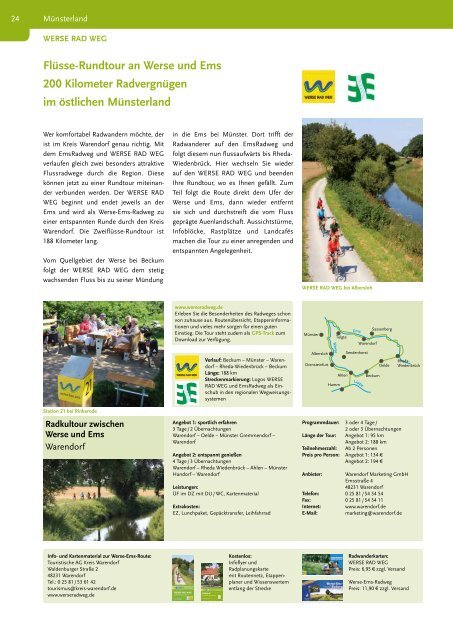 Katalog Radfahren - Münsterland