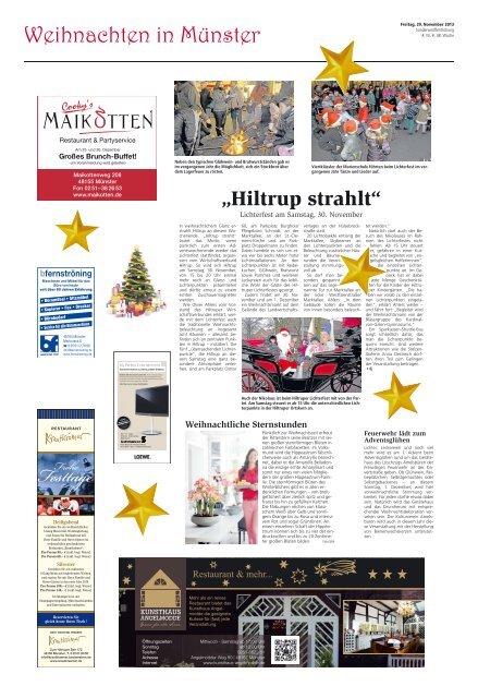 Weihnachten in MÃ¼nster - MÃ¼nstersche Zeitung