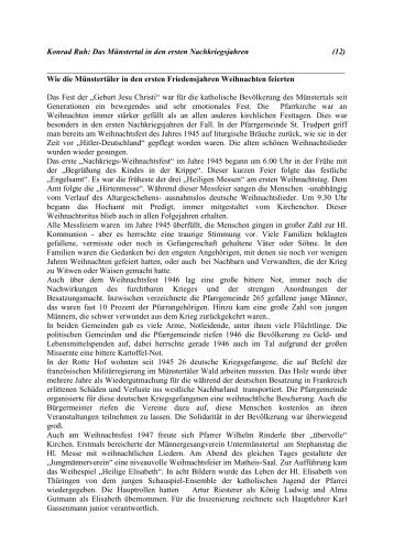 Konrad Ruh: Das Münstertal in den ersten Nachkriegsjahren (12)
