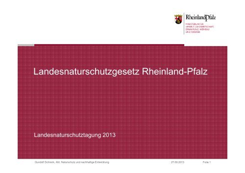 Landesnaturschutzgesetz Rheinland-Pfalz