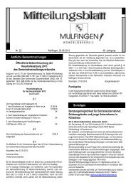 Mitteilungsblatt Nr. 22, v. 29.05.2013 - Gemeinde Mulfingen