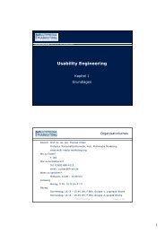 Usability Engineering - Professur Wirtschaftsinformatik, insb ...